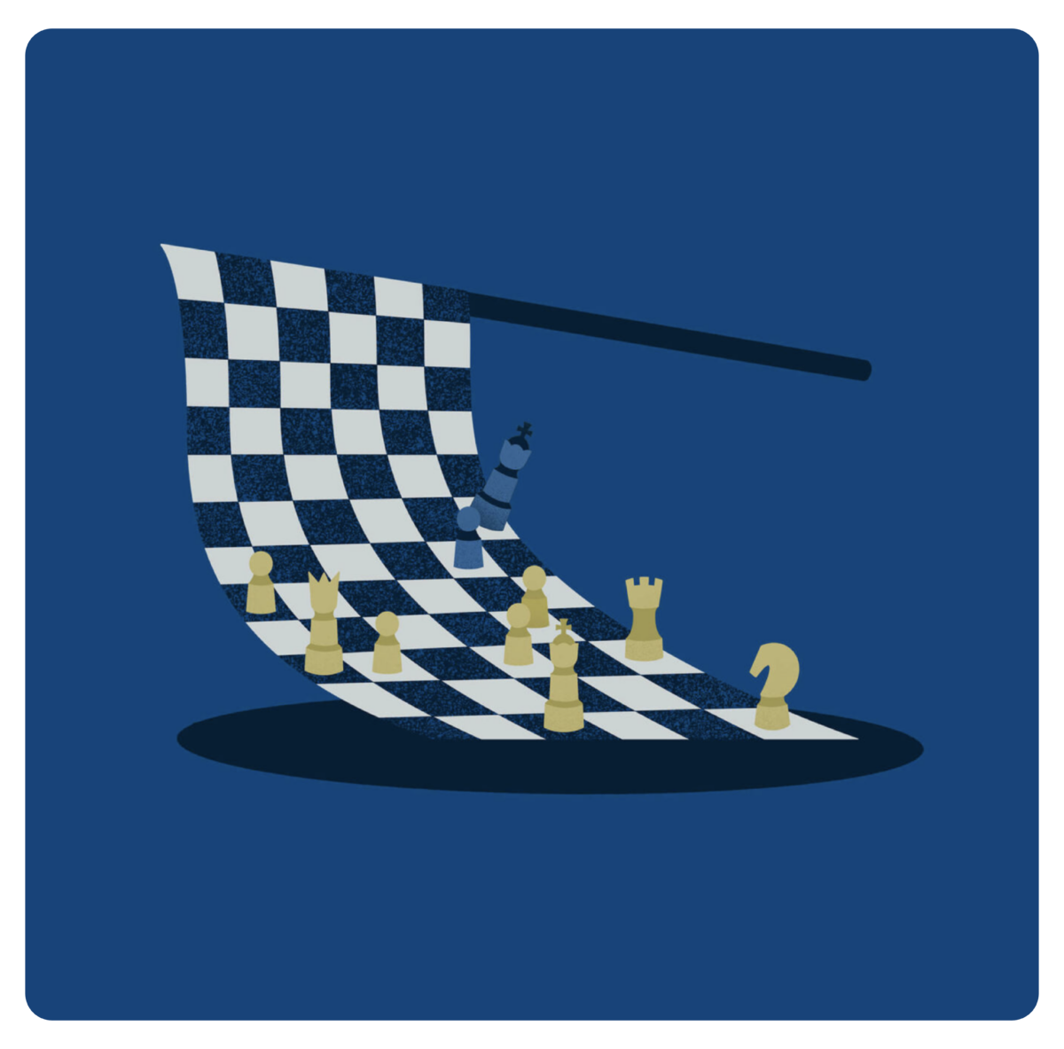 Chess board flag
