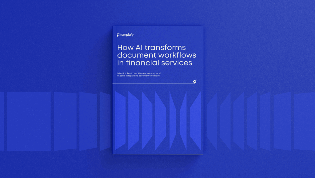 How AI transforms document workflows in financial services