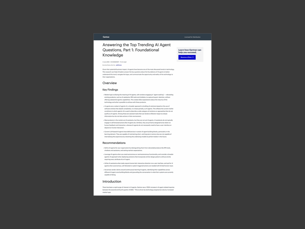 Answering the Top Trending AI Agent Questions, Part 1: Foundational Knowledge 