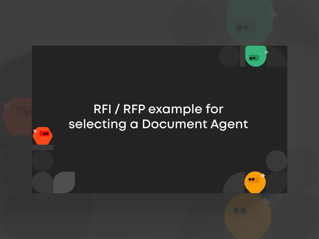 RFI / RFP example for selecting a Document Agent 