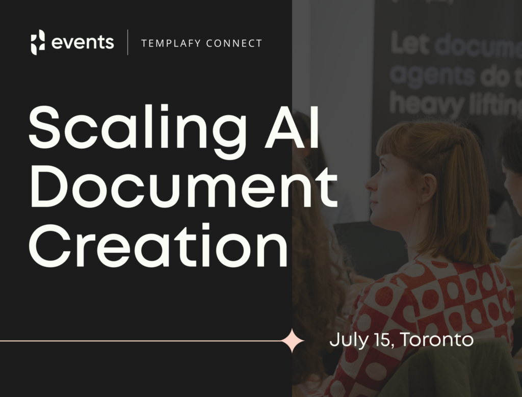 Templafy Connect: Scaling AI document creation