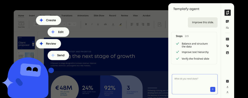 Introducing the next evolution of Templafy agents for PowerPoint