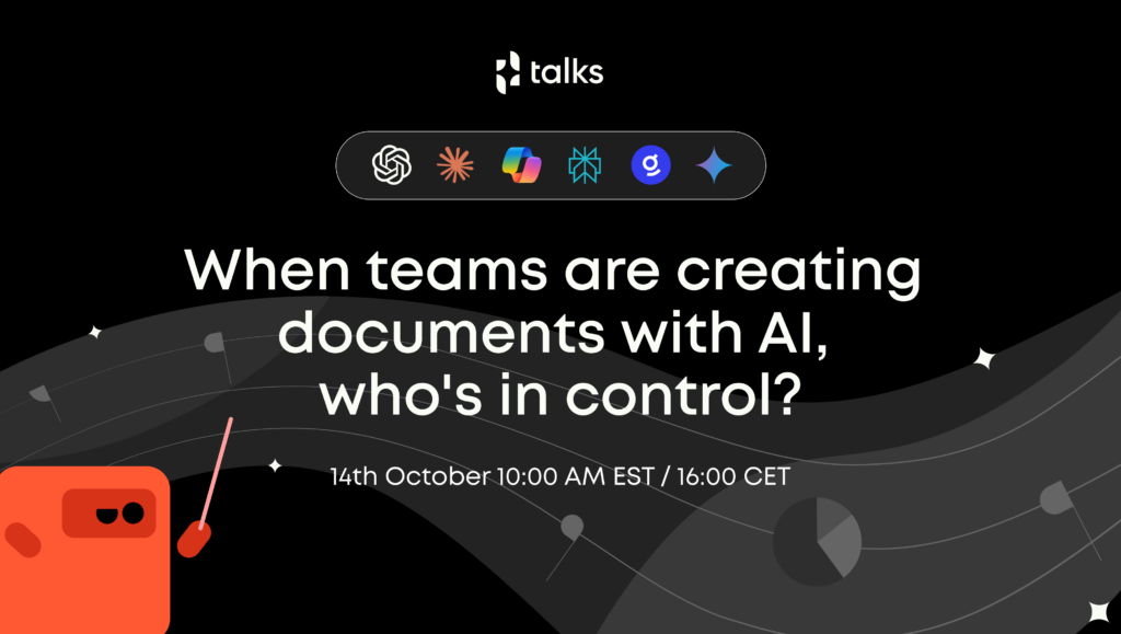 Templafy Talks – When teams are creating documents with AI, who’s in control?